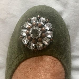 Asparagus Green flats